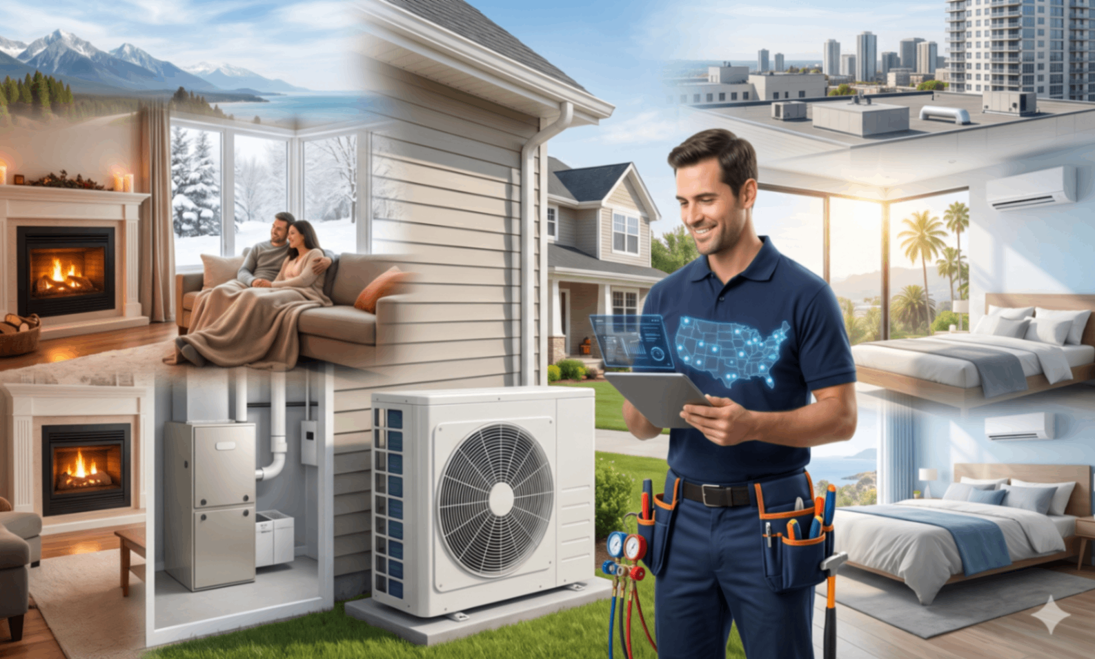 HVAC in Walls, MS